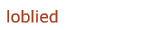 loblied